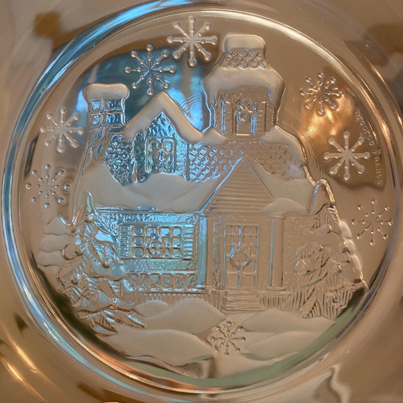 Arcoroc I Set of 8 I Winter Wonderland I Welcome Home I Glass Dessert Plates - Picture 1 of 16